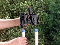 a tech puts together a controller system